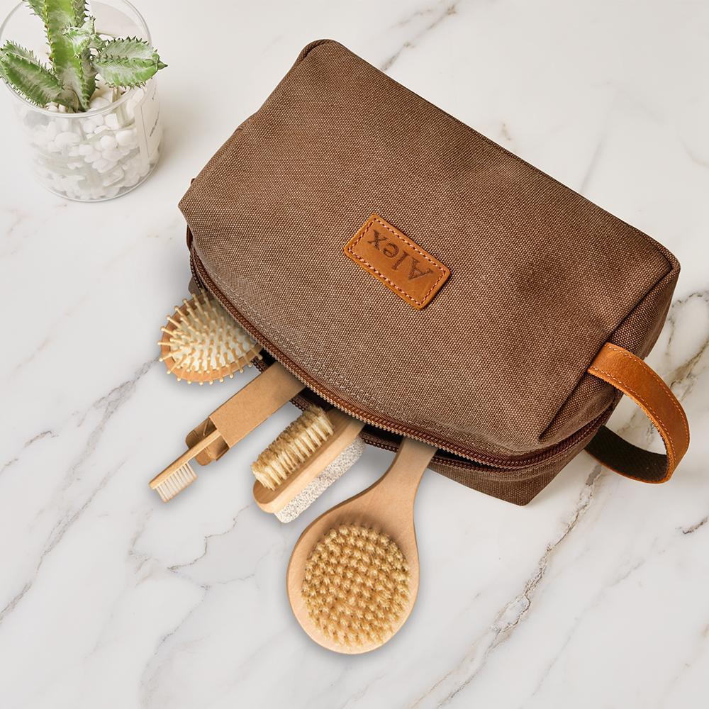 Custom Toiletry Bag Make-up Bag Household Storage Bag Personalized Engraved - Get Photo Blanket