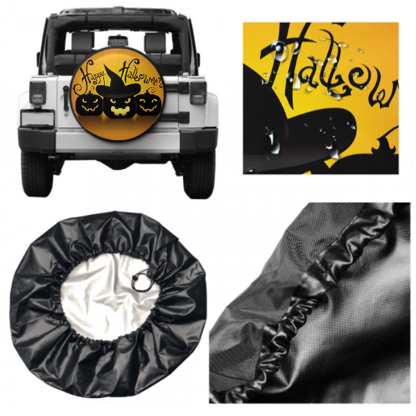 Happy Halloween Spare Tire Cover For RV - MyFaceTshirt