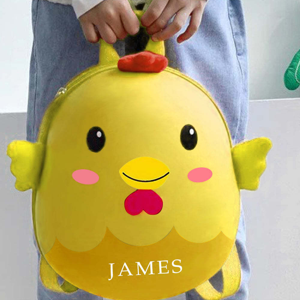 Toddler Bags Custom Name Kids Backpack Cartoon Book Bags For Boys Girls - Get Photo Blanket