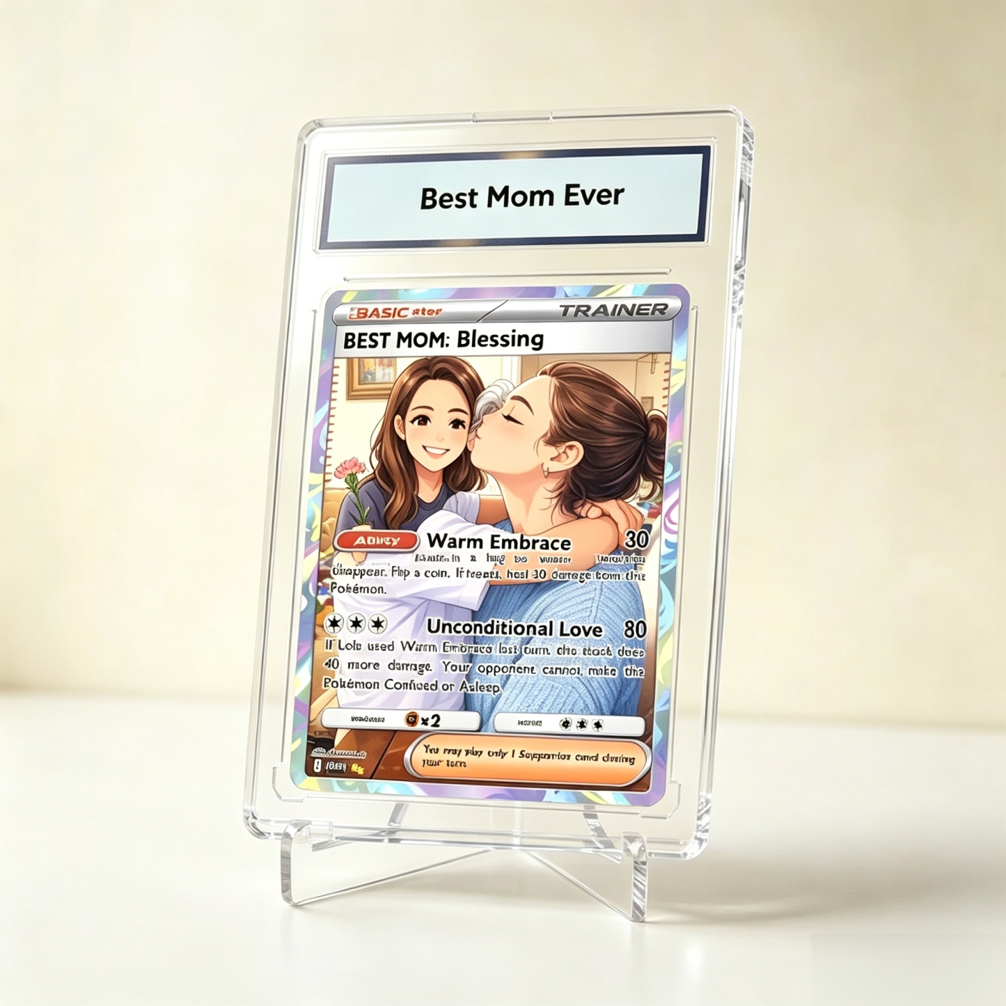 Custom Mothers Day Trading Card Custom Photo Card Gift for Mom Mothers Day Gift