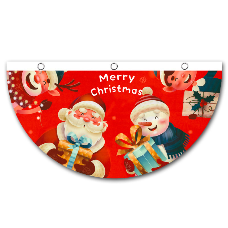 Snowman Fan Christmas Flag: Festive Holiday Banner