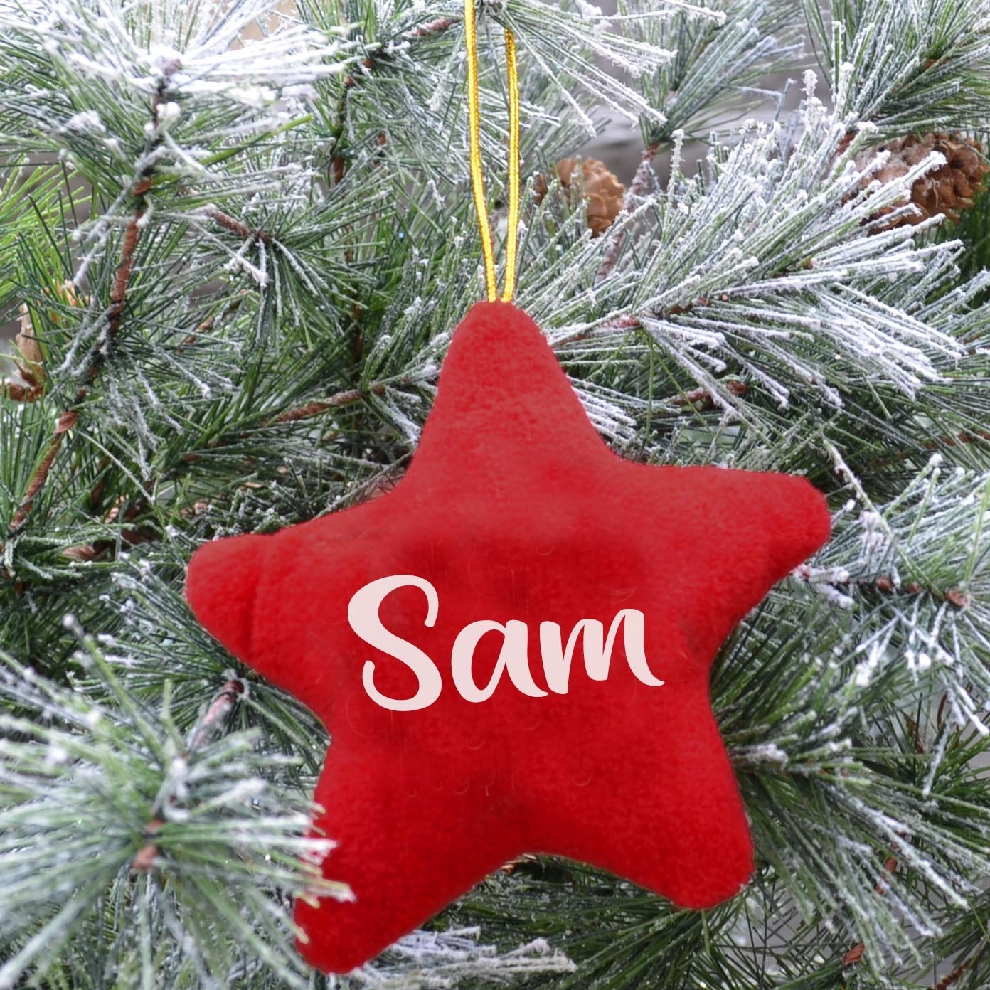 Your Dog- Personalised Fabric Christmas Ornament