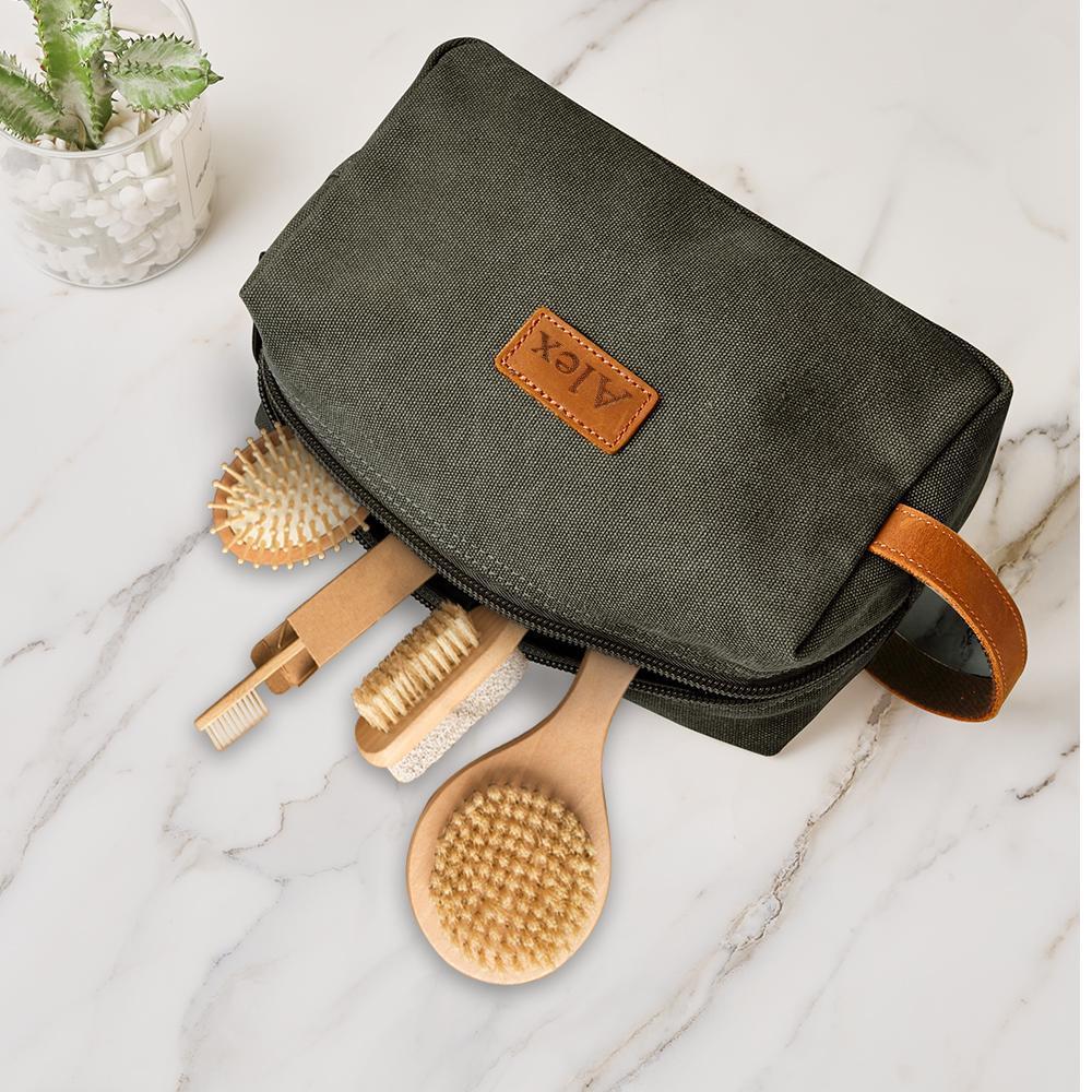 Custom Dopp Kit Toiletry Bag For Men Personalized Travel Toiletry Organizer - Get Photo Blanket