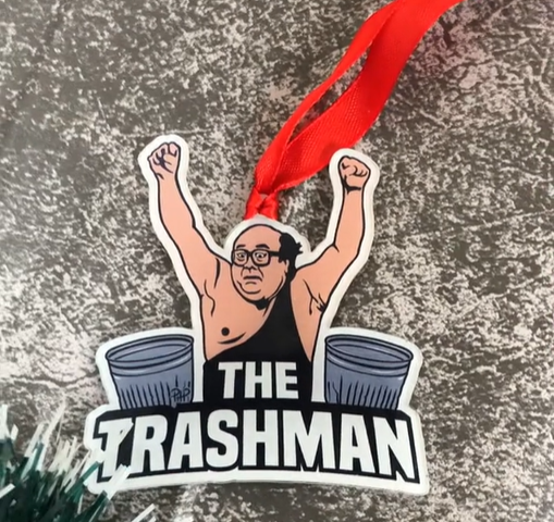 Hanging Frank Reynolds Keychain / Funny Christmas Ornament  - It's Always Sunny in Philadelphia