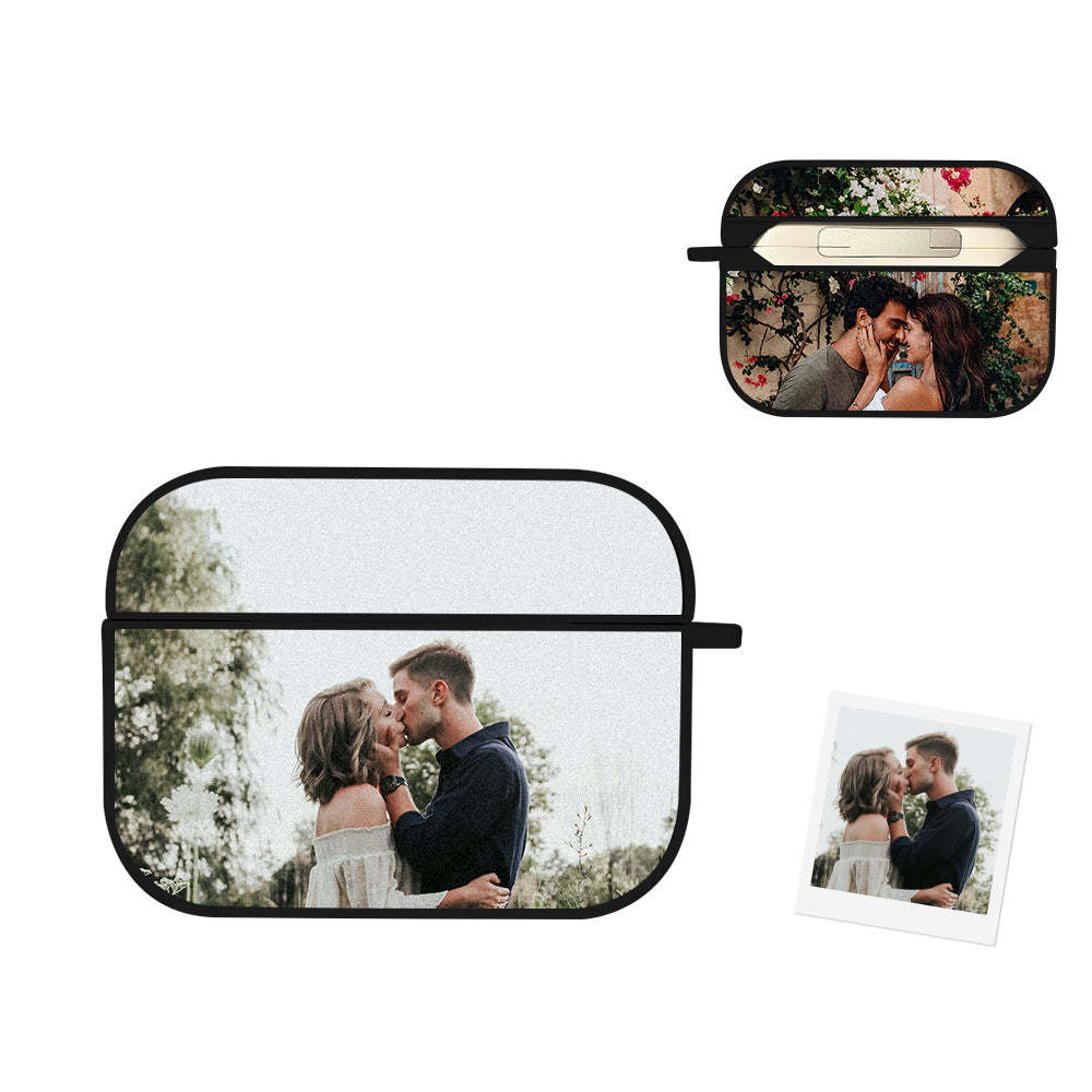 Personalized Photo Headphone Case Airpods 1/2 Pro Earphone Case Custom Picture Gift For Him/Her - Get Photo Blanket