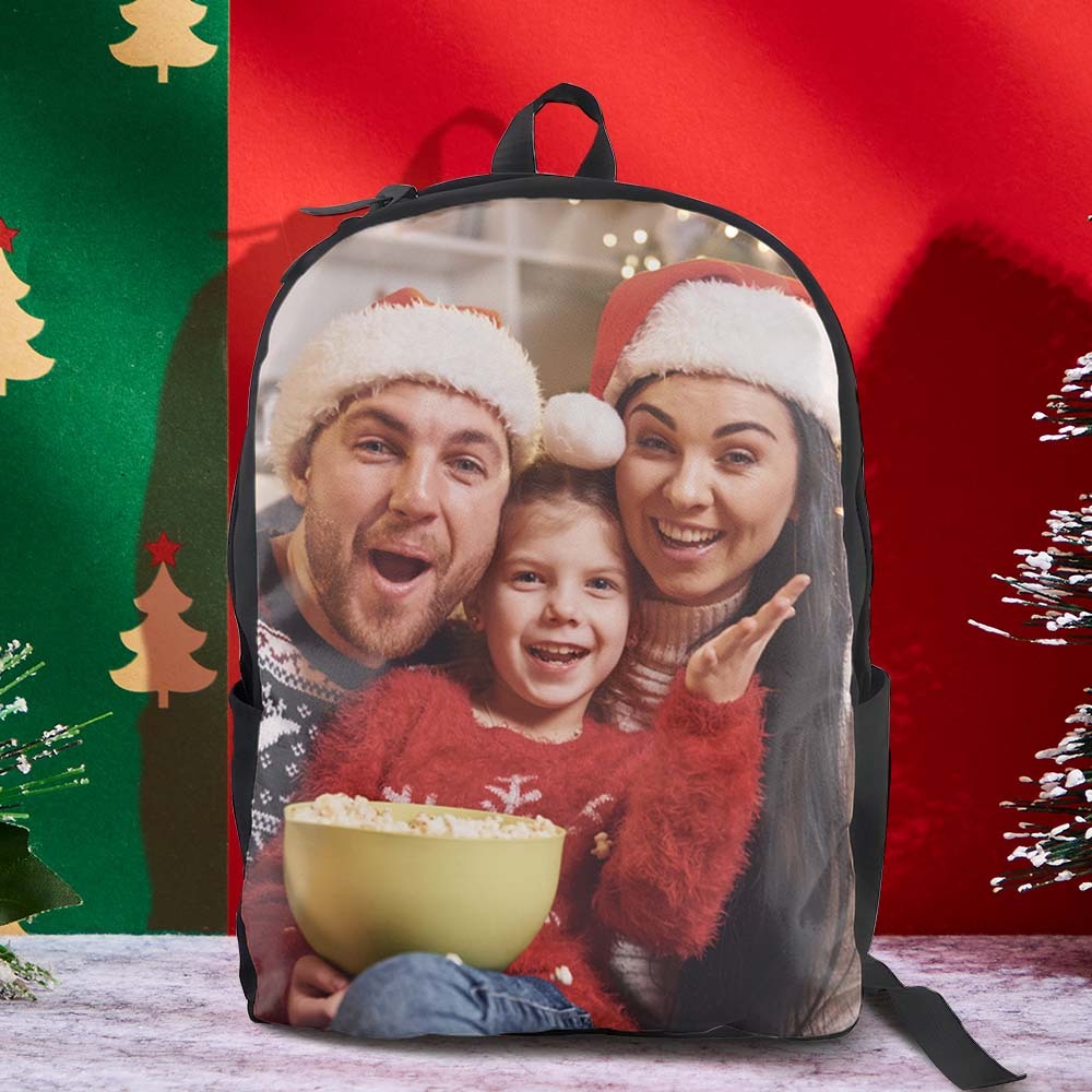 Personalized Photo Backpack, Picture Backpack, Customized Backpack, Back to School ChristmasGift - Get Photo Blanket