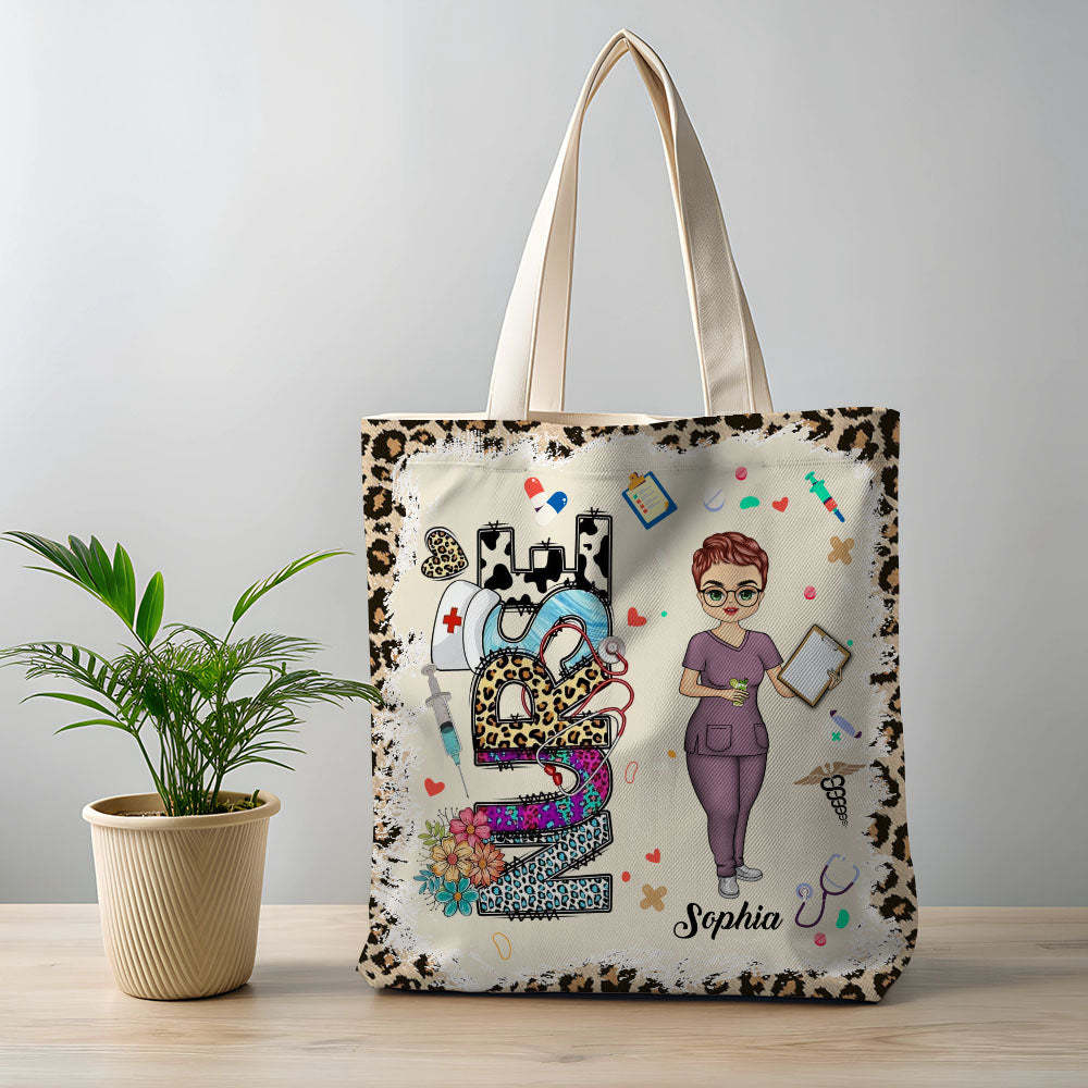 Personalized Tote Bag Nurse Life - Gift For Nurse - Get Photo Blanket