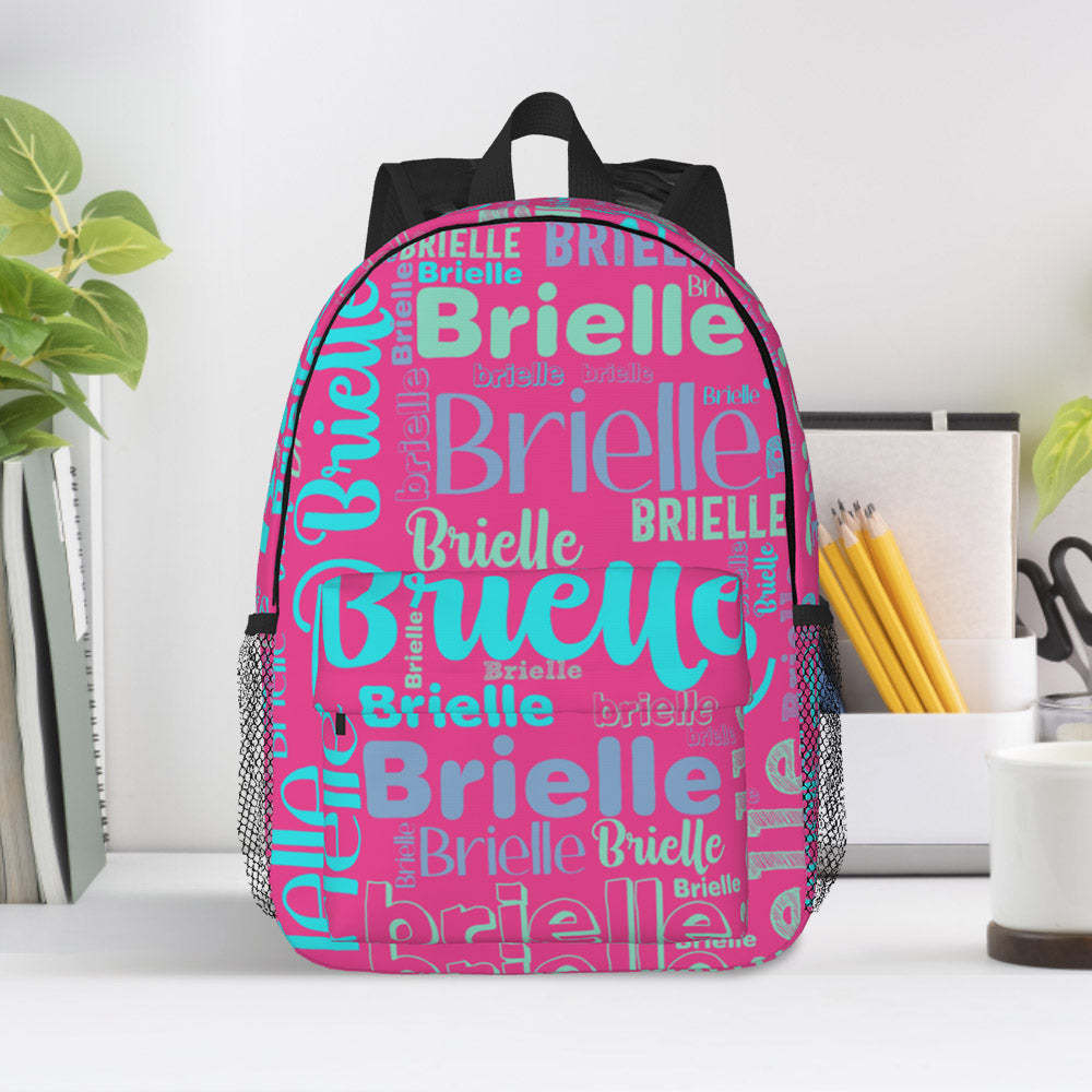 Custom Backpack Personalised Name Design School Bag - Get Photo Blanket