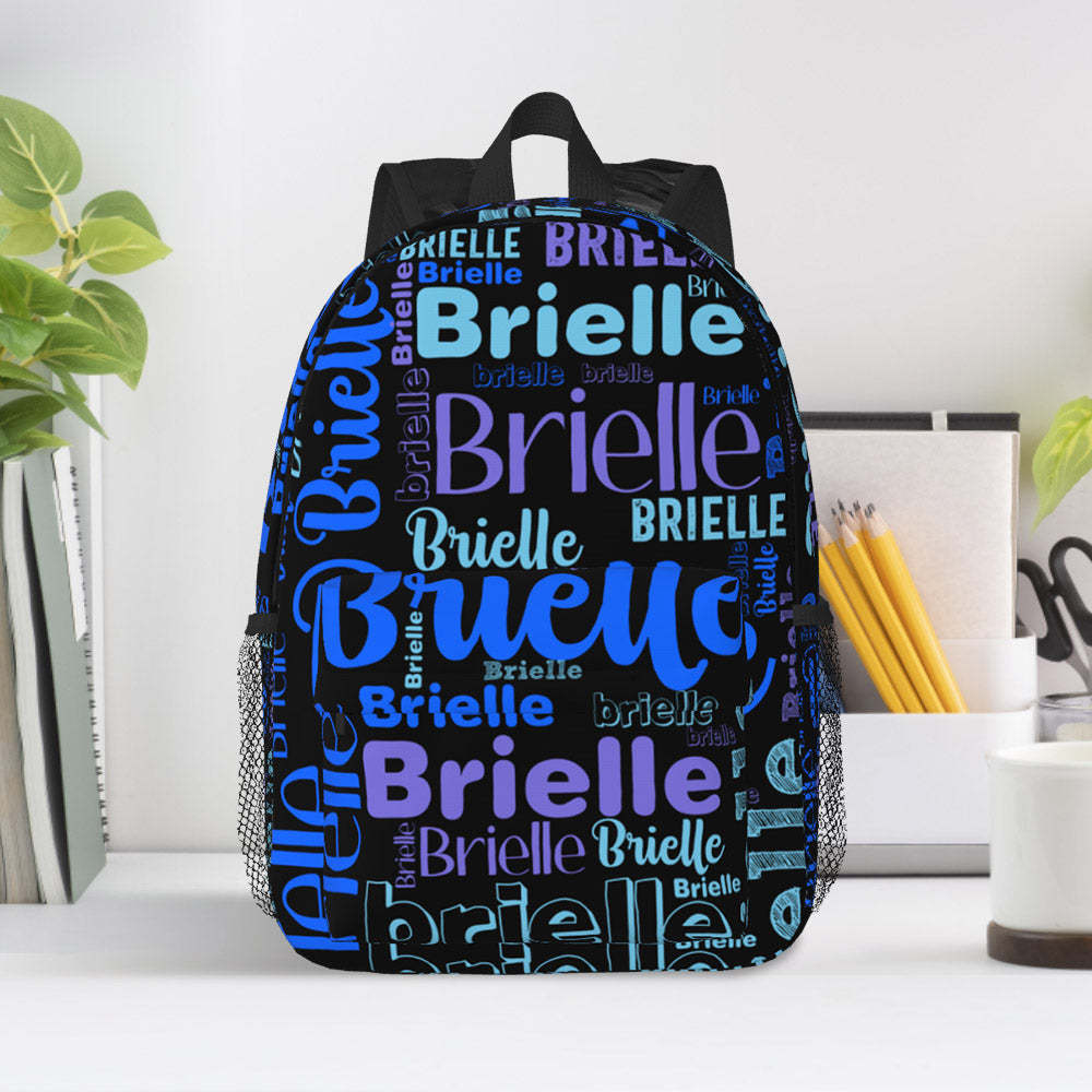 Custom Backpack Personalised Name Design School Bag - Get Photo Blanket