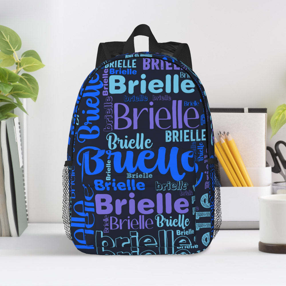 Custom Backpack Personalised Name Design School Bag - Get Photo Blanket
