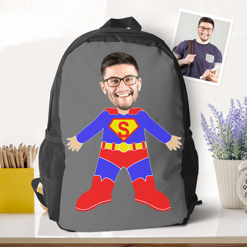 Customizable Superman Minime Backpacks Back To School Gifts For Kids Boys Gifts - Get Photo Blanket