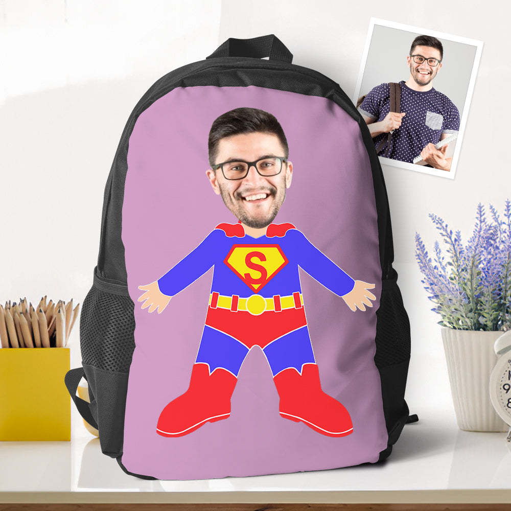 Customizable Superman Minime Backpacks Back To School Gifts For Kids Boys Gifts - Get Photo Blanket
