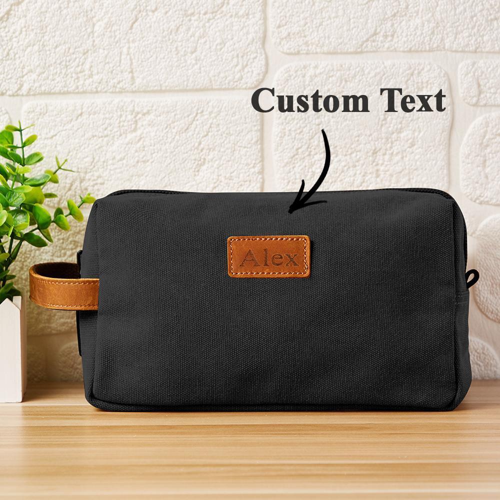 Custom Toiletry Bag Make-up Bag Household Storage Bag Personalized Engraved - Get Photo Blanket