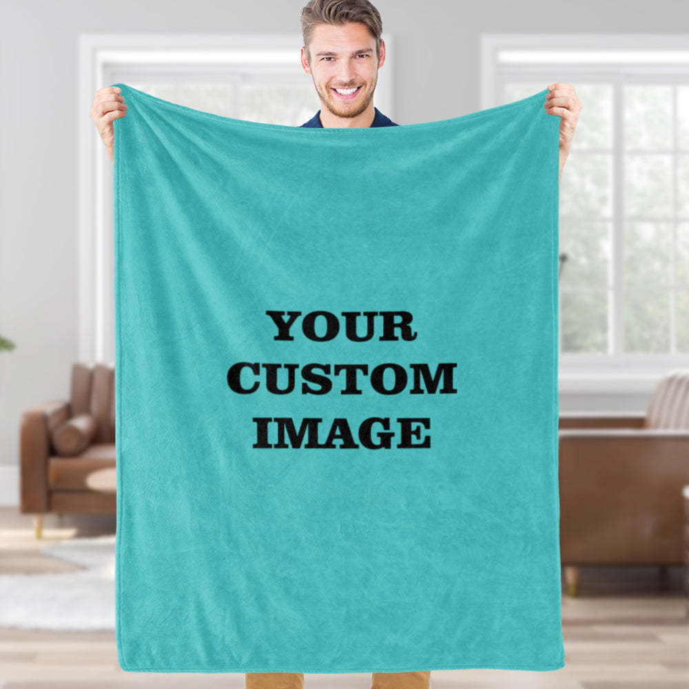 Birthday Gifts For Her Custom Blanket Personalized Photo Blanket Custom Picture Blanket