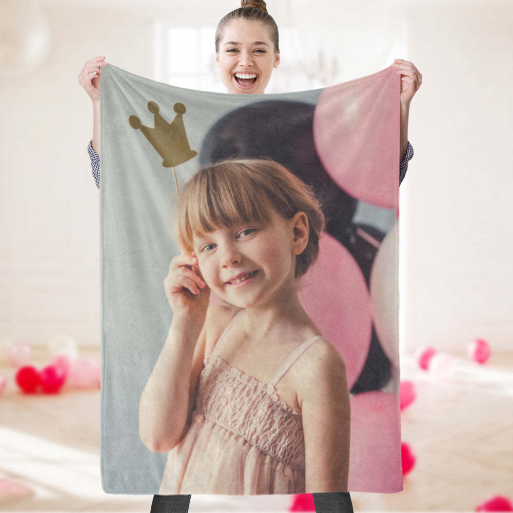 Birthday Gifts Personalized Photo Blanket Custom Picture Blanket Best Gift For Kids