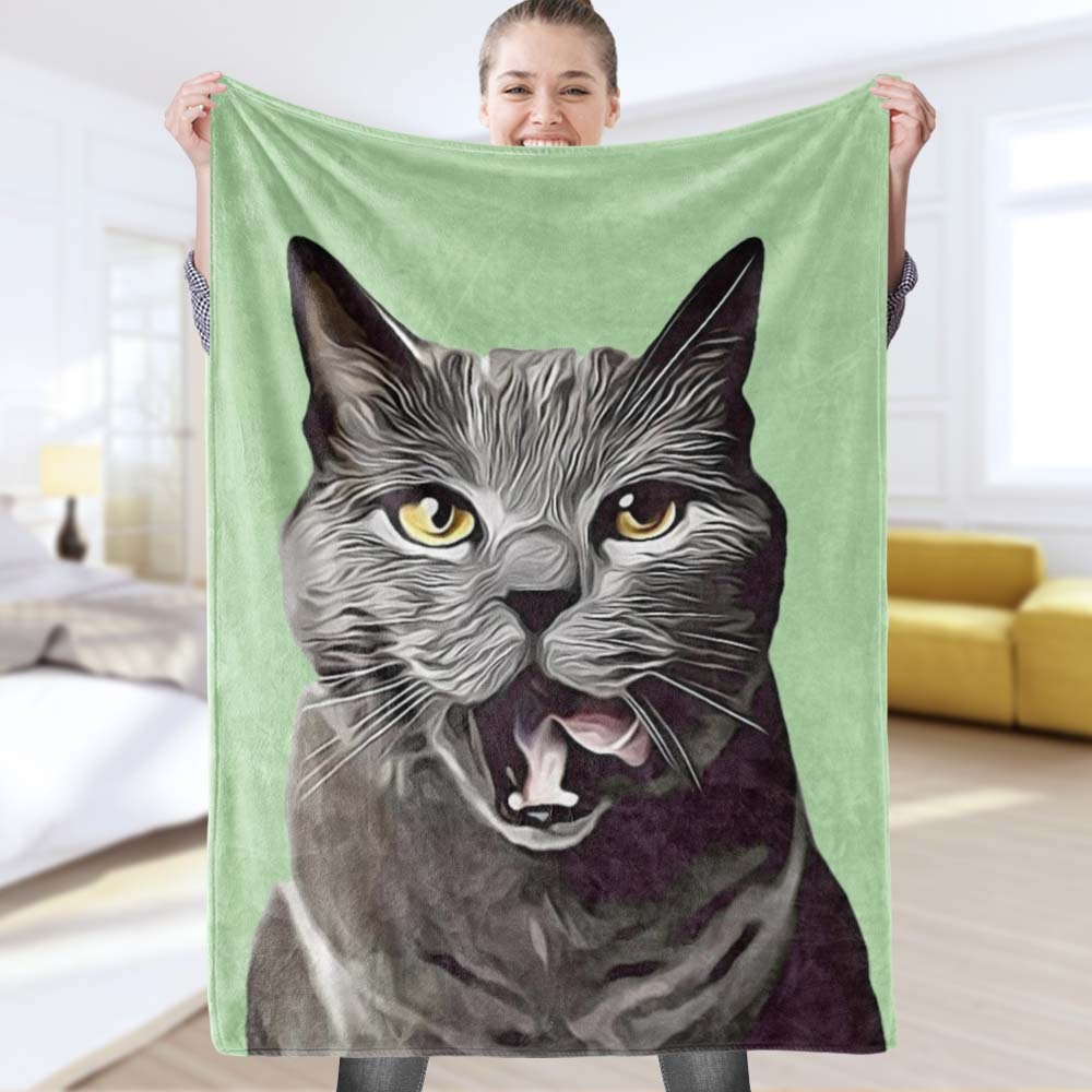 Custom Photo Blanket Custom Photo Print Blanket Printy Photo Blanket Baby Blanket