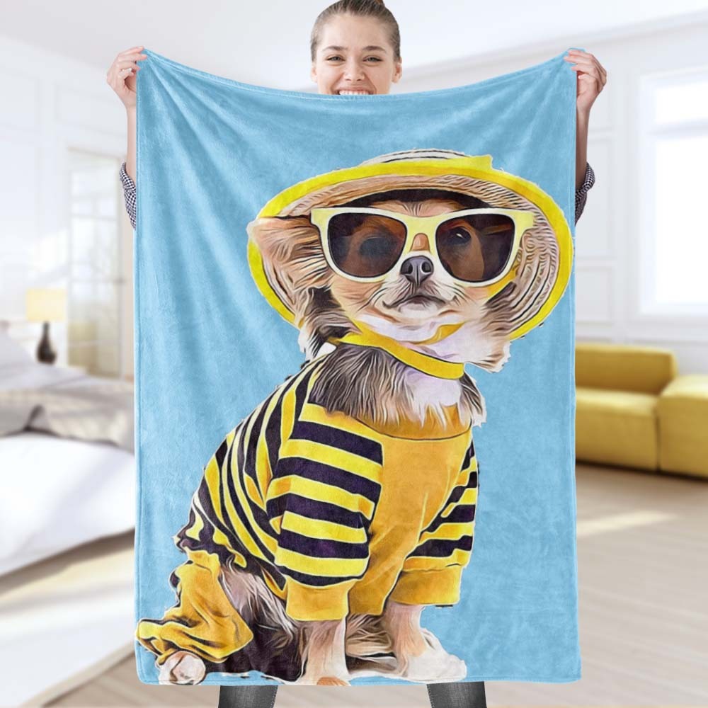 Custom Photo Blanket Custom Photo Print Blanket Printy Photo Blanket Baby Blanket