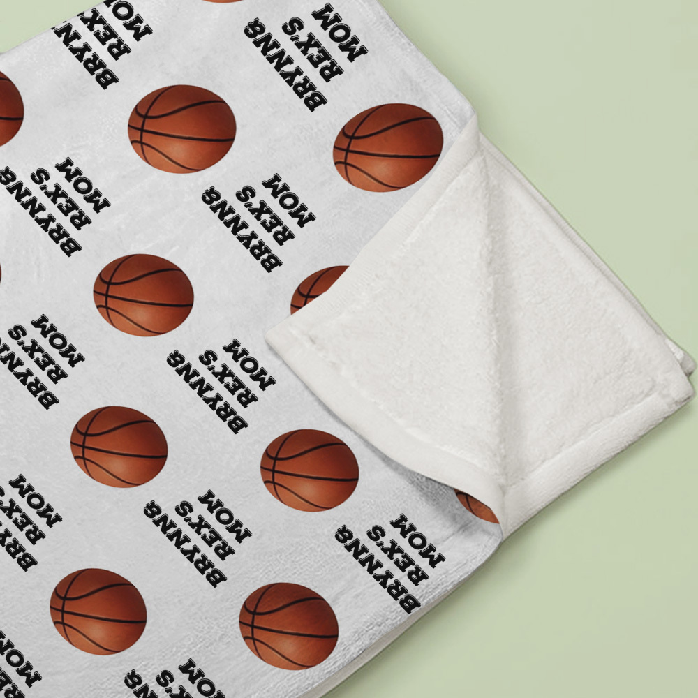 Personalized Custom Print Blanket For Every Sport Every Fan