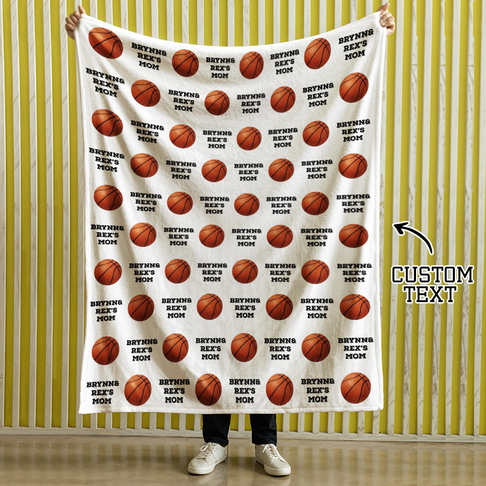 Personalized Custom Print Blanket For Every Sport Every Fan