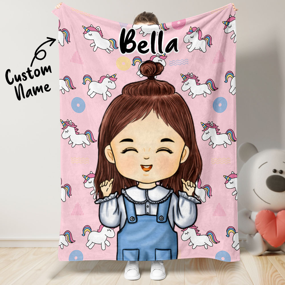 Personalized Blanket of Dreams Custom Name Soft Throw Ideal Gift for Kid