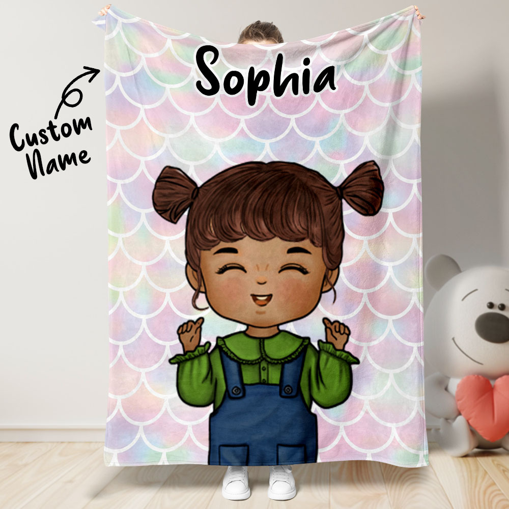Personalized Blanket of Dreams Custom Name Soft Throw Ideal Gift for Kid