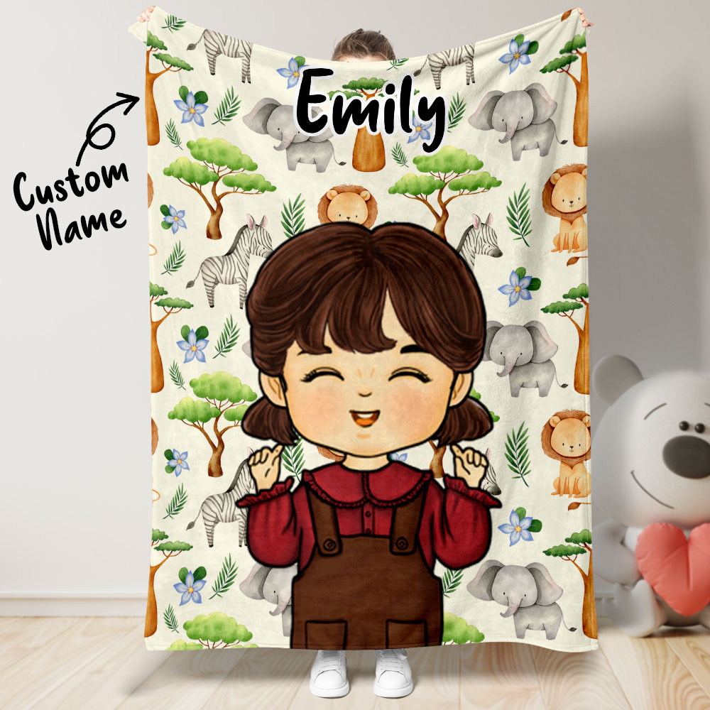 Personalized Blanket of Dreams Custom Name Soft Throw Ideal Gift for Kid