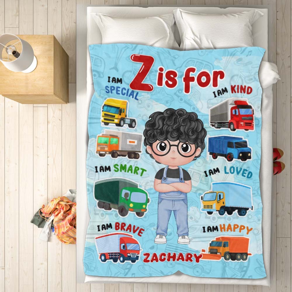 Personalized Blanket - My Dream Job Blanket Birthday Gift For Kids