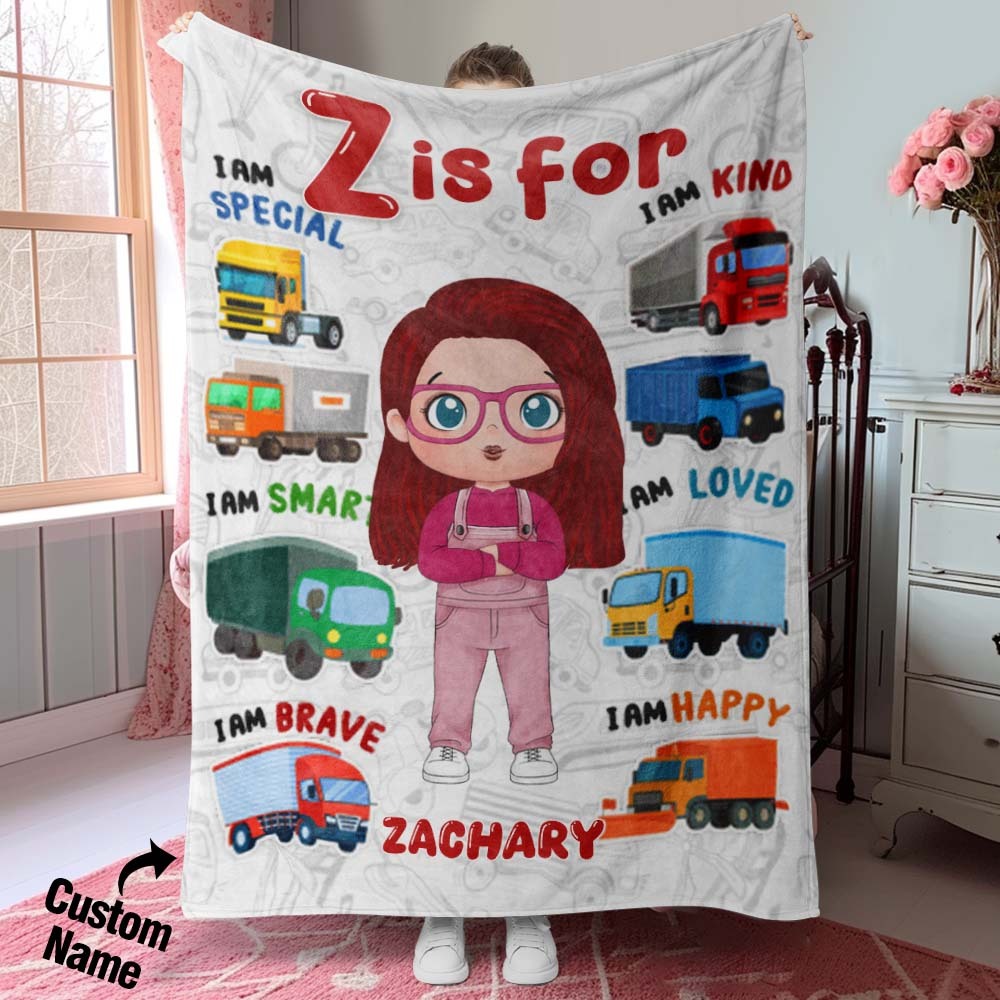 Personalized Blanket - My Dream Job Blanket Birthday Gift For Kids