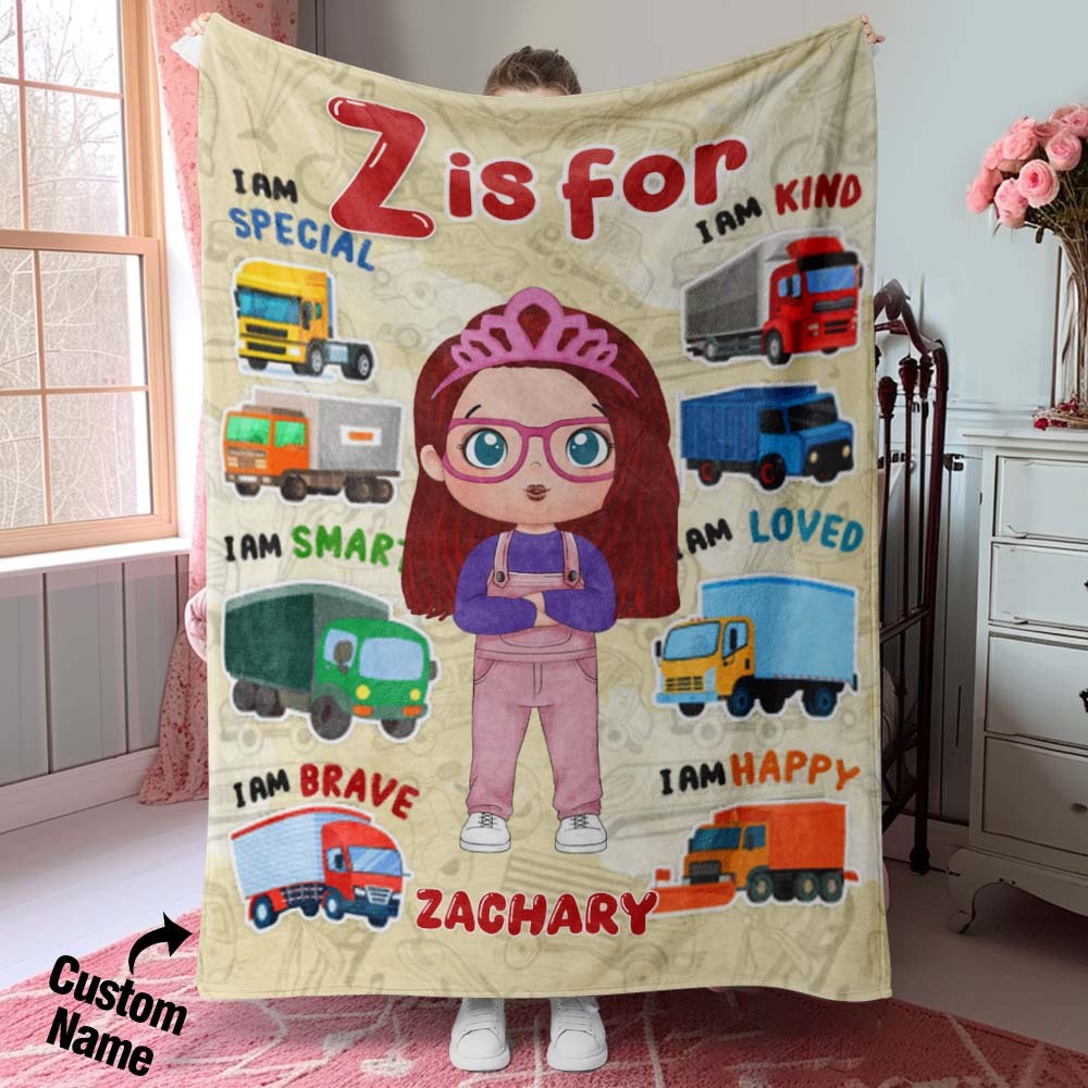 Personalized Blanket - My Dream Job Blanket Birthday Gift For Kids