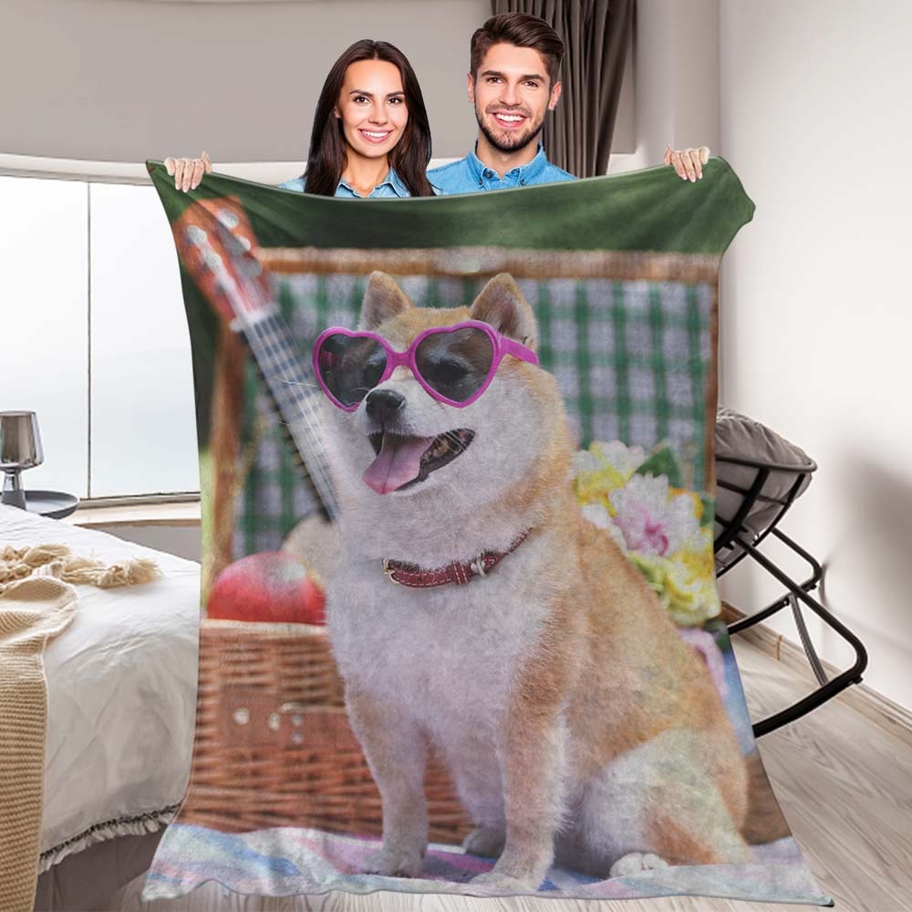 Gift For Wife Photo Blanket Custom Blanket Wedding Blankets Personalized Photo Blanket