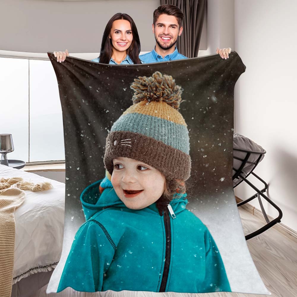 Gift For Wife Photo Blanket Custom Blanket Wedding Blankets Personalized Photo Blanket