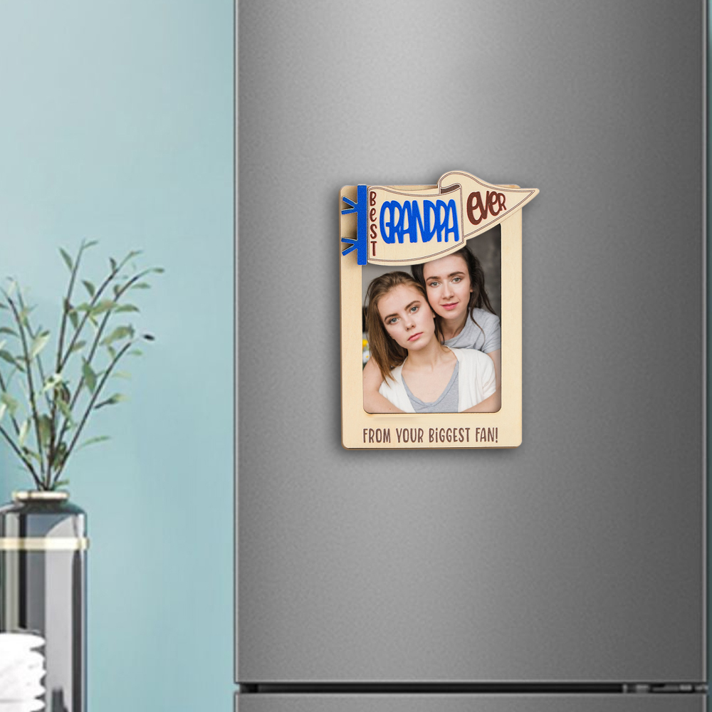 Personalized Custom Engraved Photo Fridge Magnet Woman to Woman Lesbian Gift Ideas LGBT Gifts