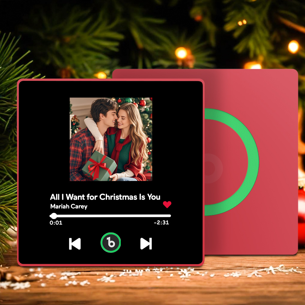 Christmas Gift Custom Music & Photo Fridge Magnet FridgeBeats Pro Supports Bluetooth Connectivity