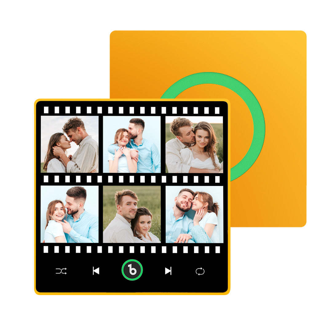 New 4.0 Upgrade Custom Music Fridge Magnet Film Style Fridge Magnet Gift for Lover - Get Photo Blanket
