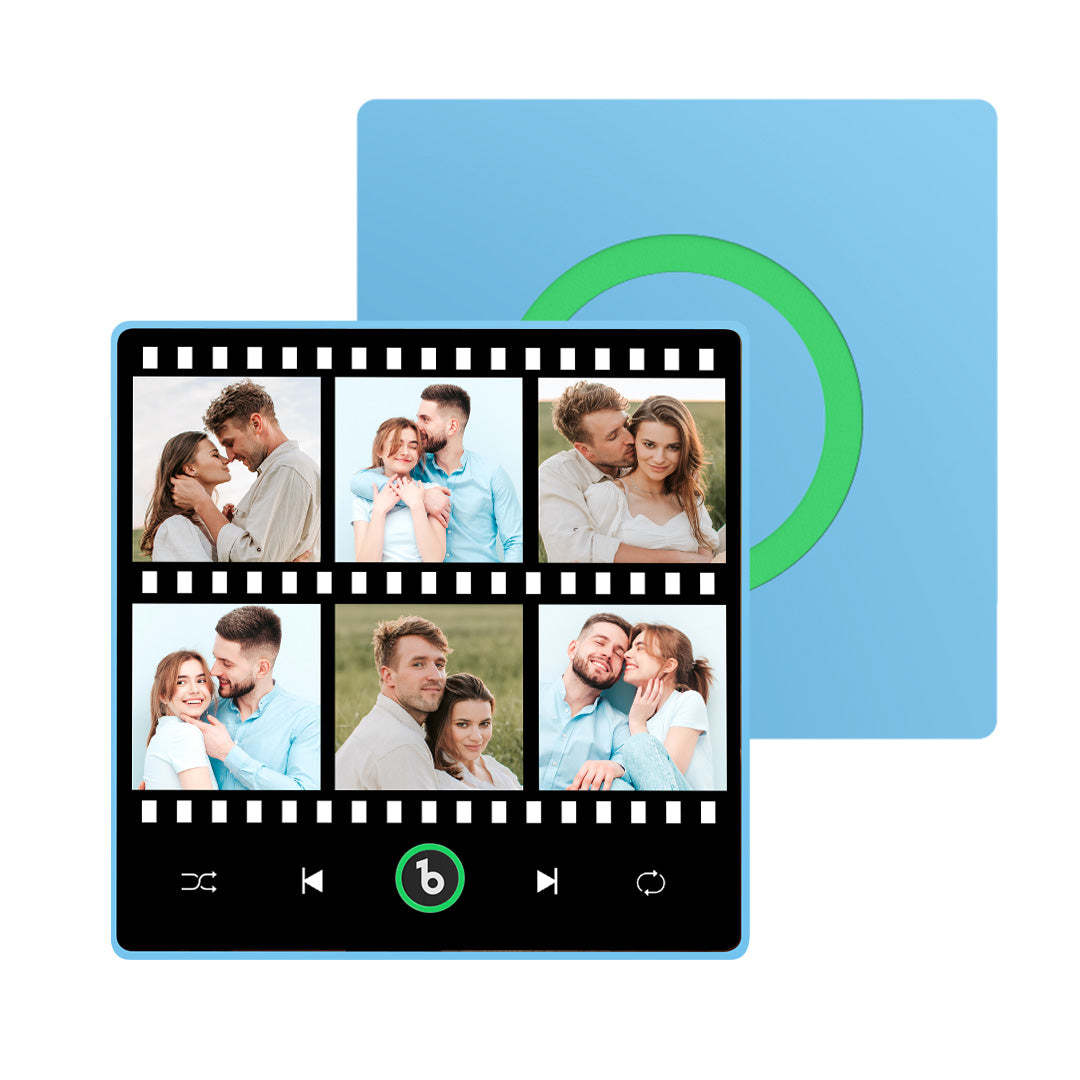 New 4.0 Upgrade Custom Music Fridge Magnet Film Style Fridge Magnet Gift for Lover - Get Photo Blanket