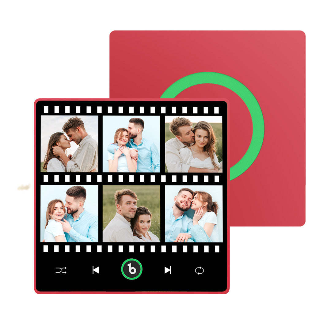 New 4.0 Upgrade Custom Music Fridge Magnet Film Style Fridge Magnet Gift for Lover - Get Photo Blanket