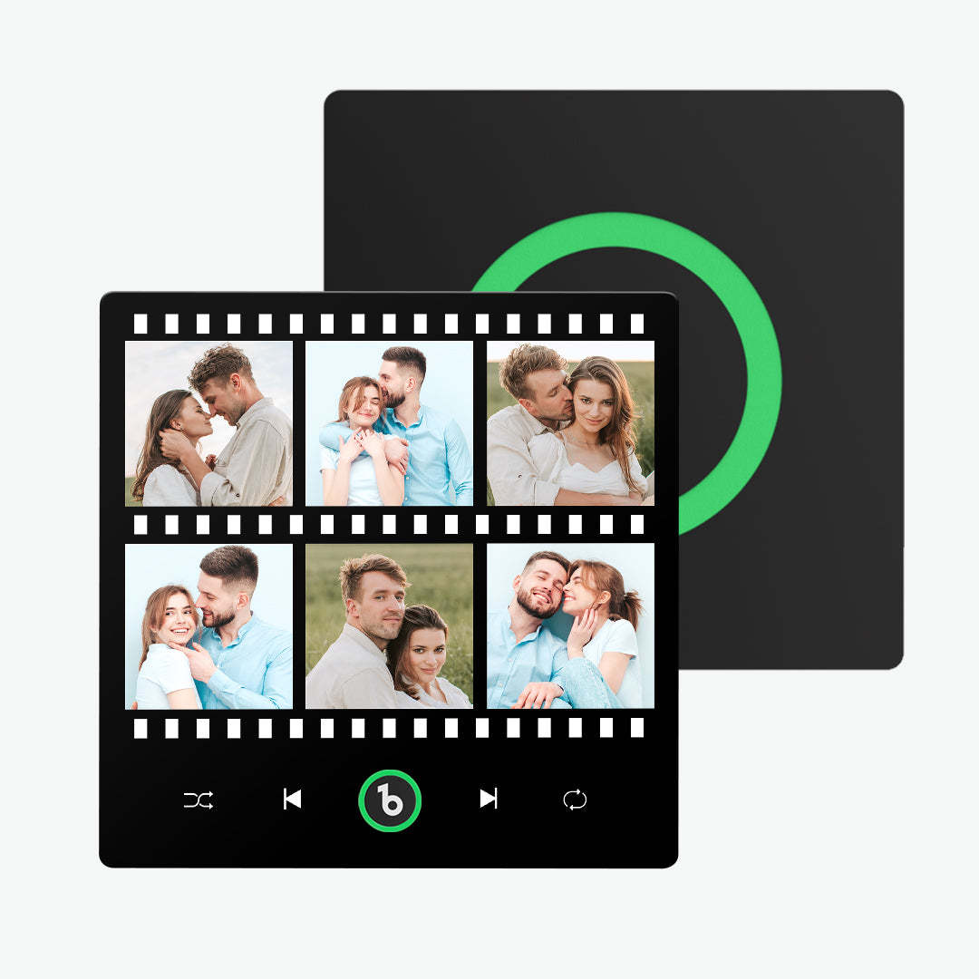 New 4.0 Upgrade Custom Music Fridge Magnet Film Style Fridge Magnet Gift for Lover - Get Photo Blanket