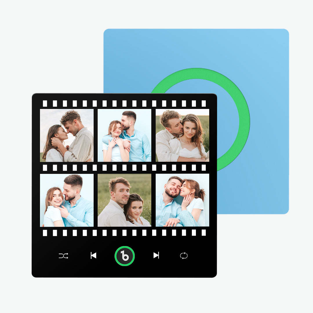 New 4.0 Upgrade Custom Music Fridge Magnet Film Style Fridge Magnet Gift for Lover - Get Photo Blanket