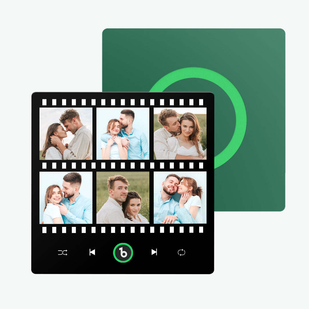 New 4.0 Upgrade Custom Music Fridge Magnet Film Style Fridge Magnet Gift for Lover - Get Photo Blanket