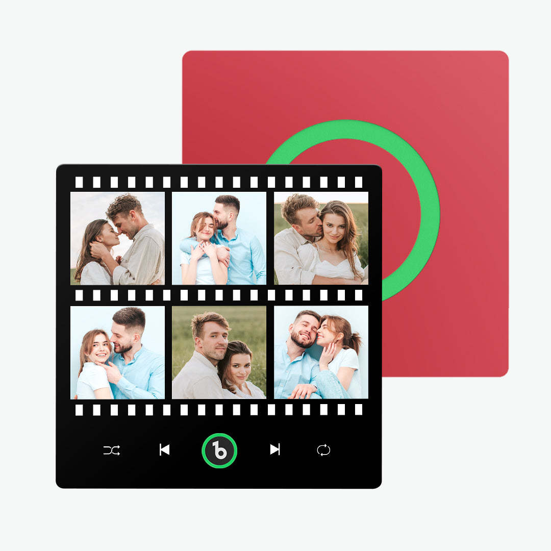New 4.0 Upgrade Custom Music Fridge Magnet Film Style Fridge Magnet Gift for Lover - Get Photo Blanket