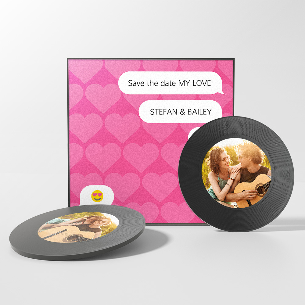 Custom Music And Photo Fridge Magnet Personalized Fridge Magnet Funny Gift for Couple Valentine's Day