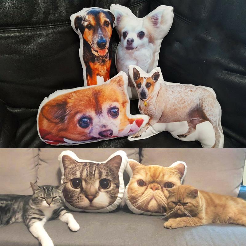 Custom Dog Pillow Dog Photo Pillow Personalized Pet Pillows Cat Pillow