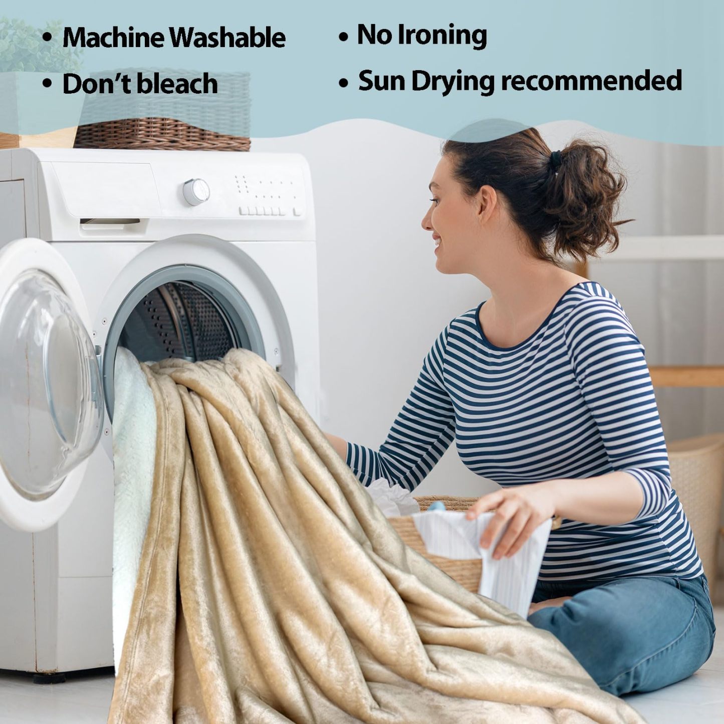 Waterproof Intimacy Blanket for Couple's Wild Nights, 3 Layer Lightweight Machine Washable and Stain Proof for Couples & Pets with 31 Styles & 6 Sizes for Lovers without Ruin Sheets - Get Photo Blanket