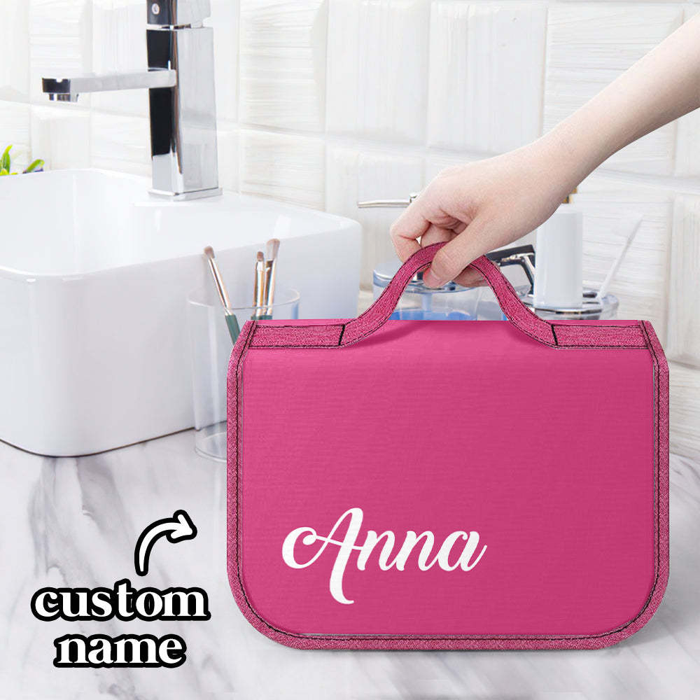 Custom Hanging Toiletry Bag Personalized Cosmetic Makeup Travel Organizer for Men and Women - Get Photo Blanket