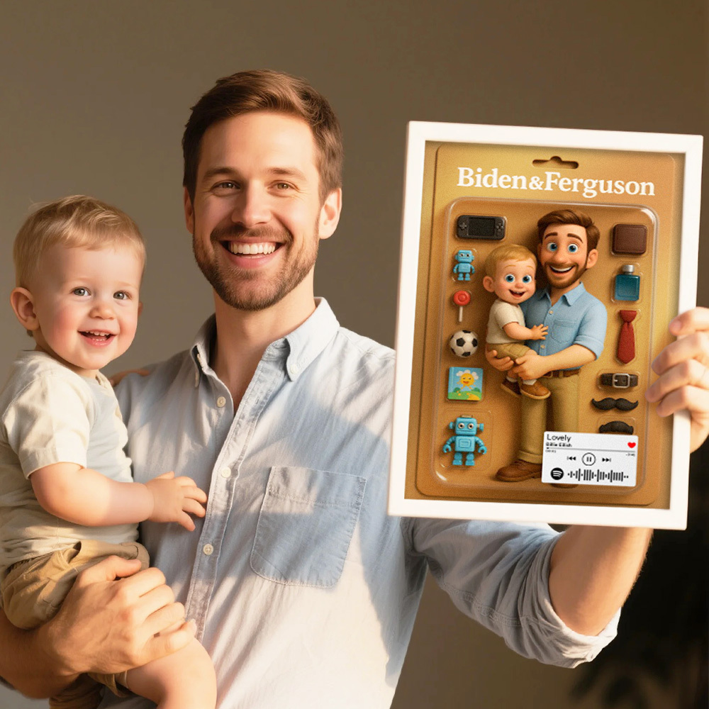 Custom Starter Pack Portrait, Personalized Portrait 3D Blister Toy Art, Custom Action Figure - Get Photo Blanket