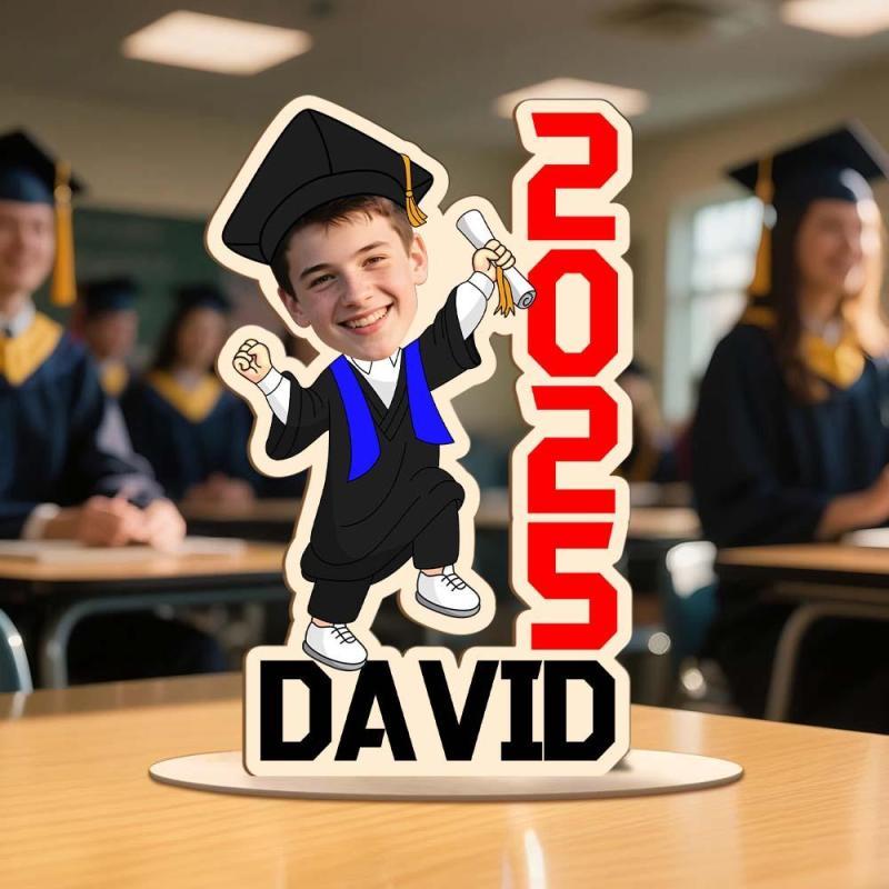 Graduation Gift, Custom Face Photo Graduation Acrylic Standing, College Graduation Gift 2025, High School College Graduate, Senior Gifts
