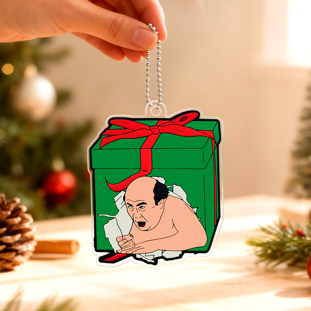 Hanging Frank Reynolds Keychain / Christmas Ornament  - It's Always Sunny in Philadelphia