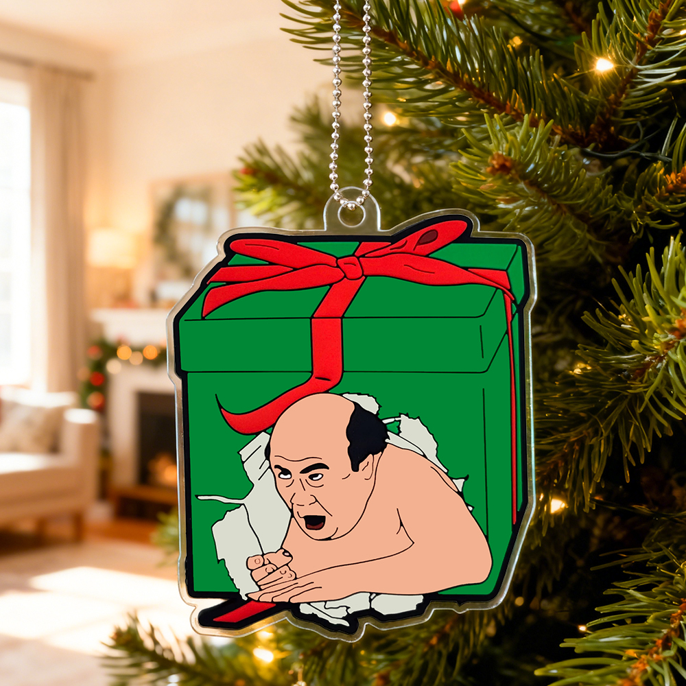 Hanging Frank Reynolds Keychain / Christmas Ornament  - It's Always Sunny in Philadelphia