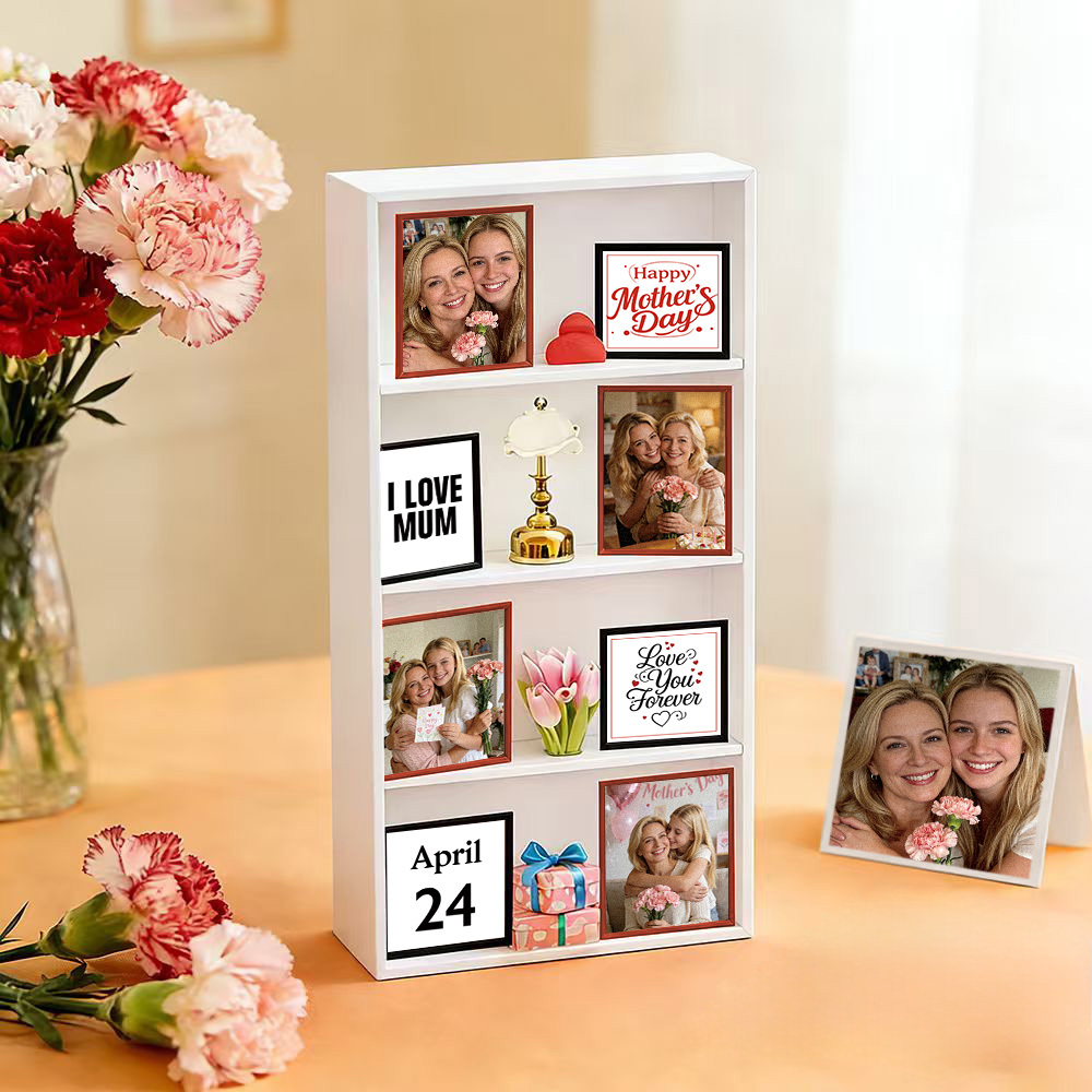 THE MINIATURE RACK Custom Photo & Message, Personalized Photo Keepsake