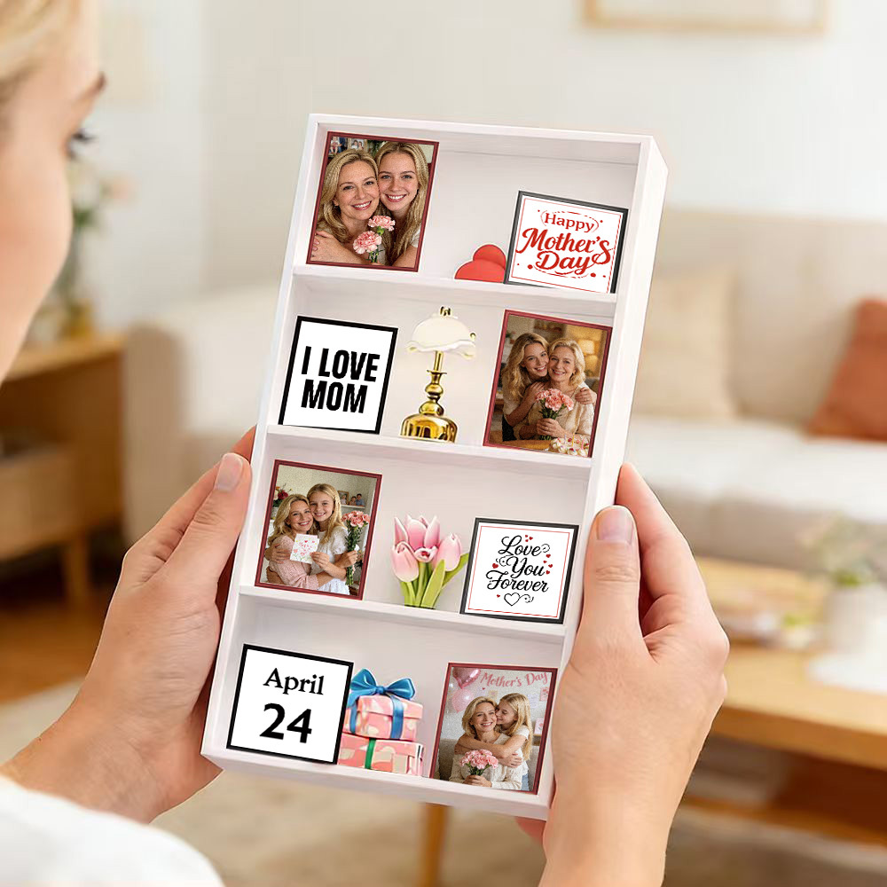 THE MINIATURE RACK Custom Photo & Message, Personalized Photo Keepsake